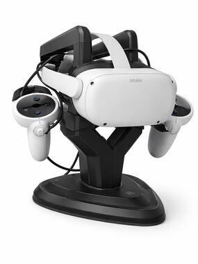 VR Headset Stand & Organizer (Compatible with Oculus/Meta Quest